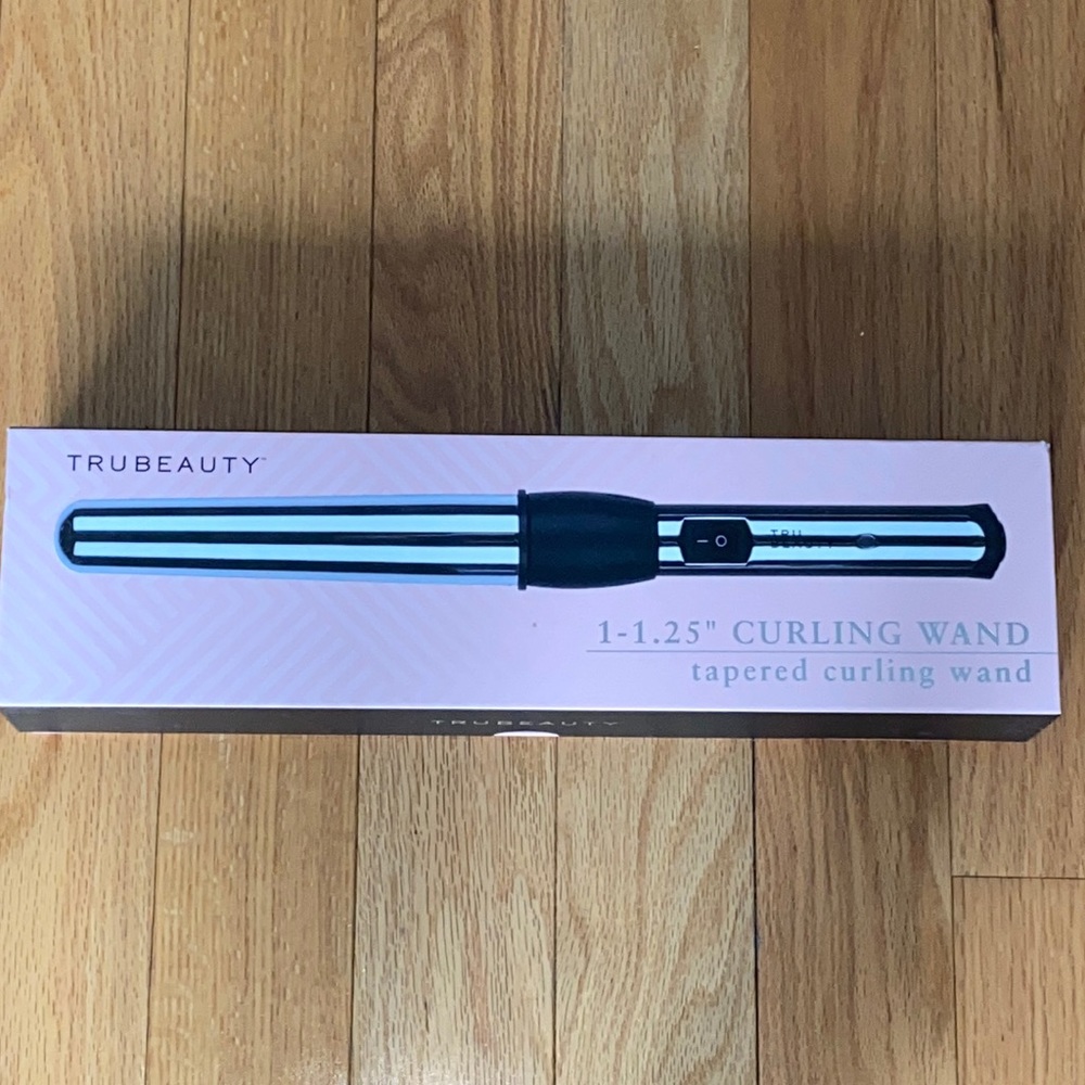 Trubeauty 1-1.25 curling wand